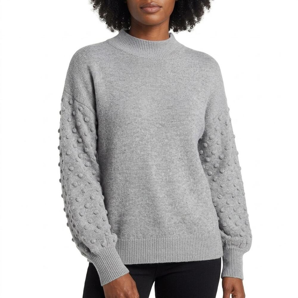 CeCe Cotton Blend Grey Pullover Sweater Women Size L